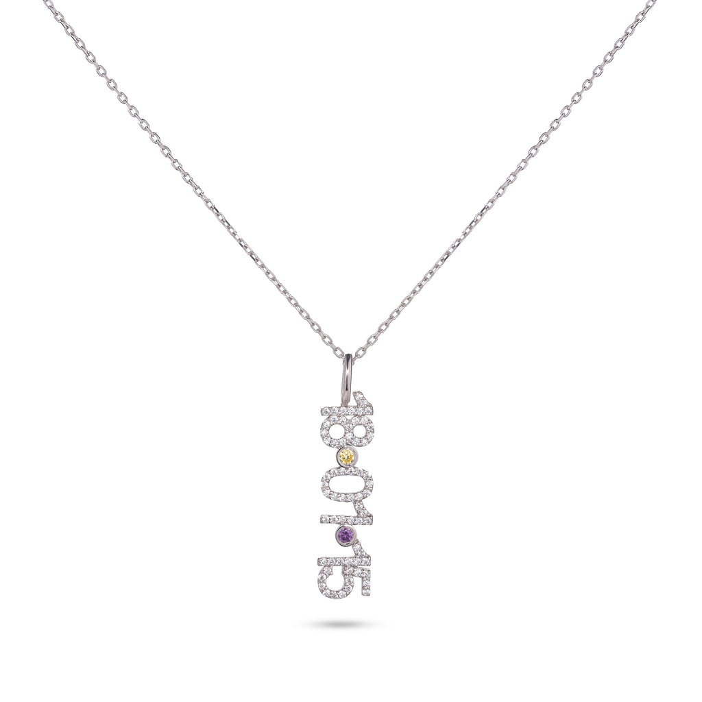 Pavé Date Necklace