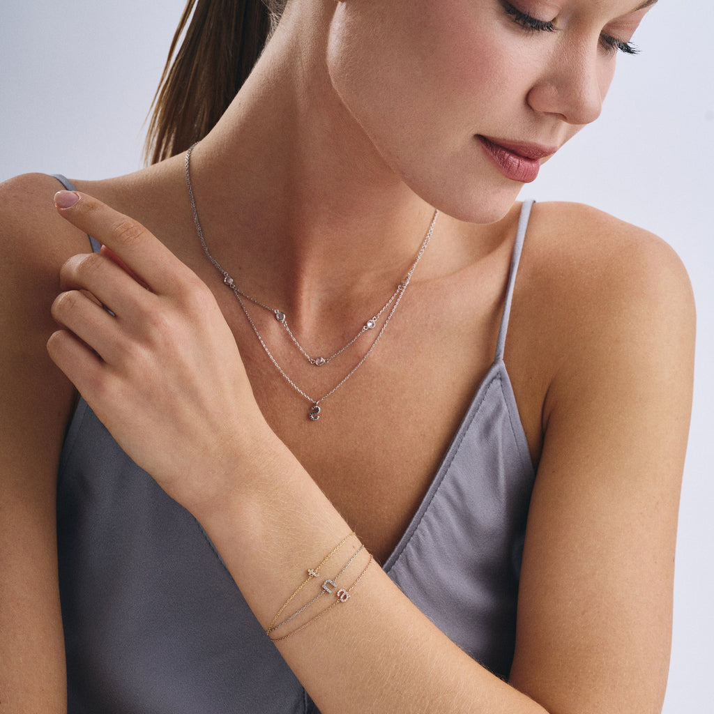 Diamond Station Necklace