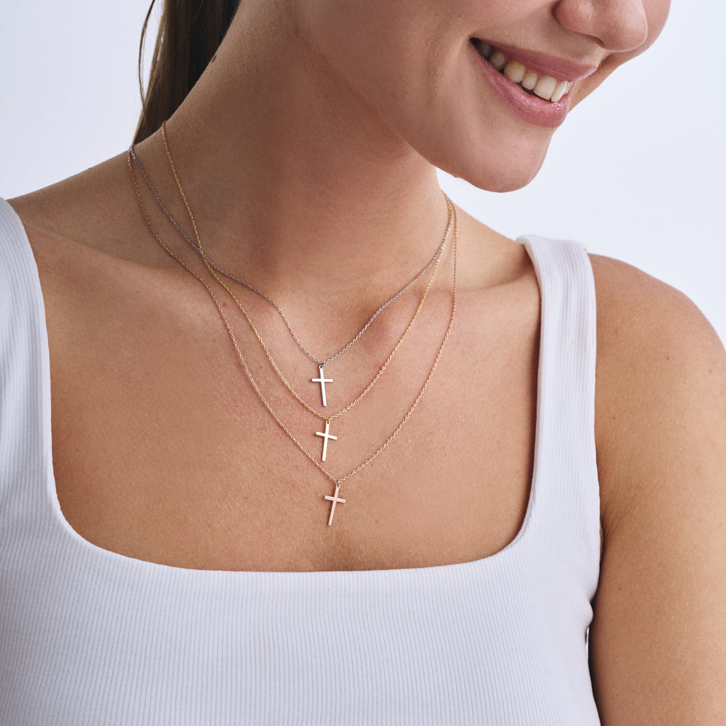 Form Cross Necklace