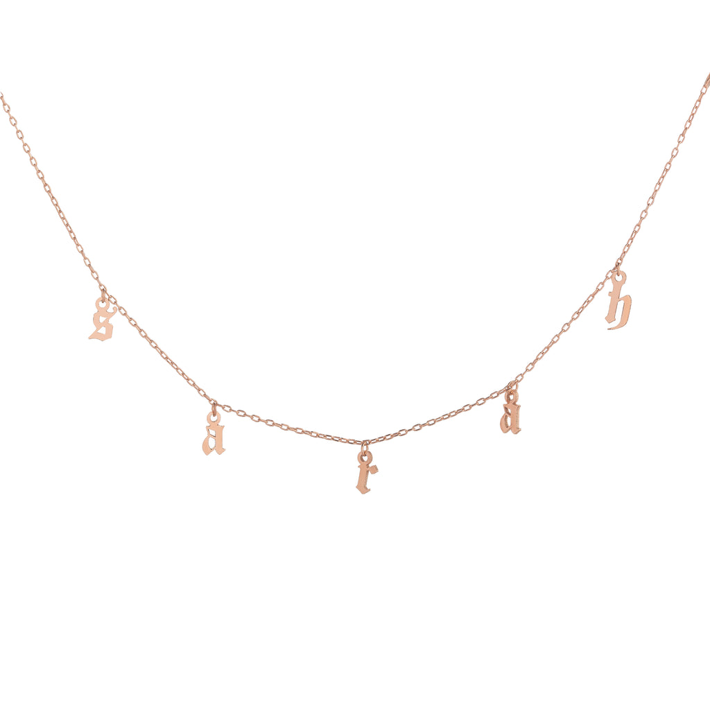 Charm Letter Necklace