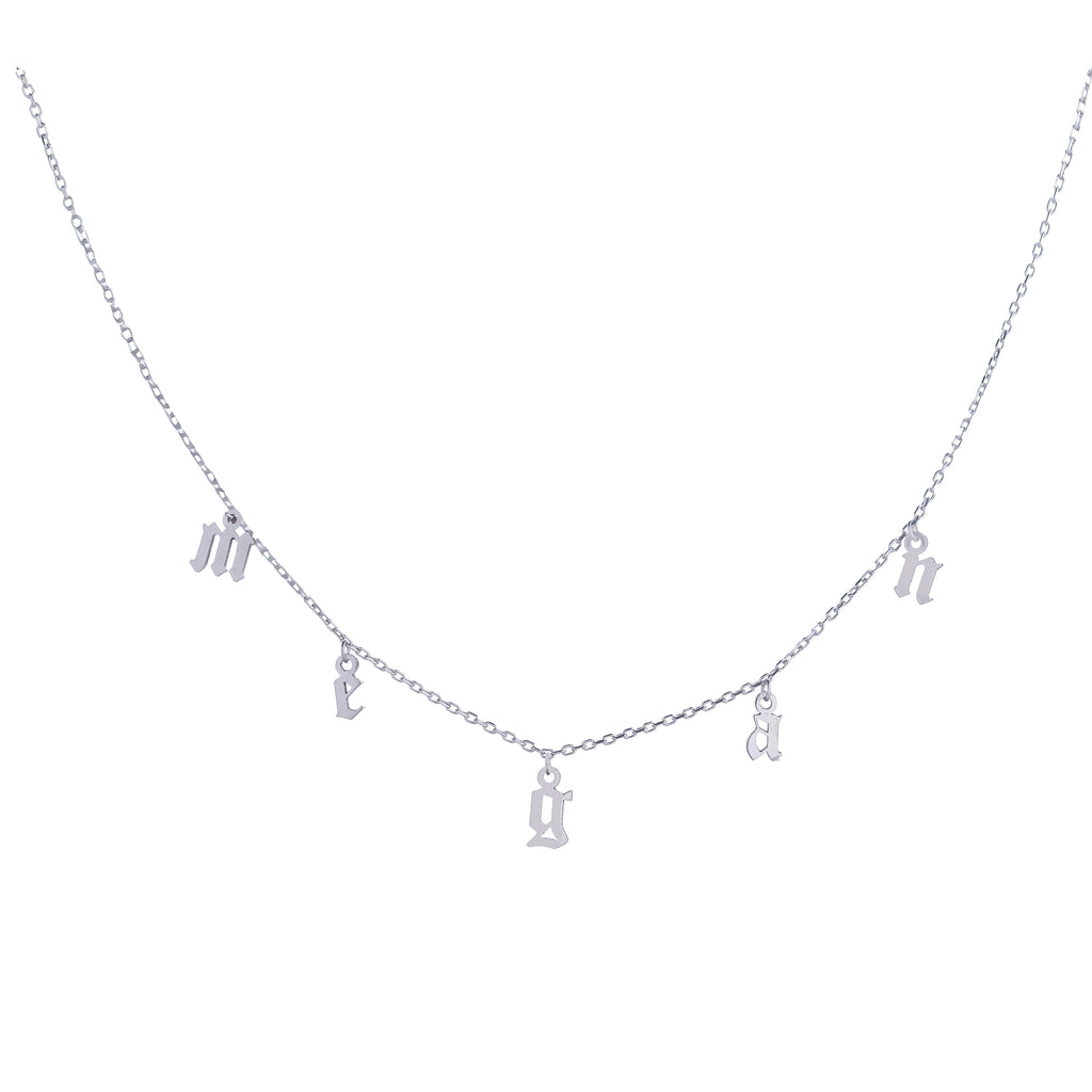 Charm Letter Necklace