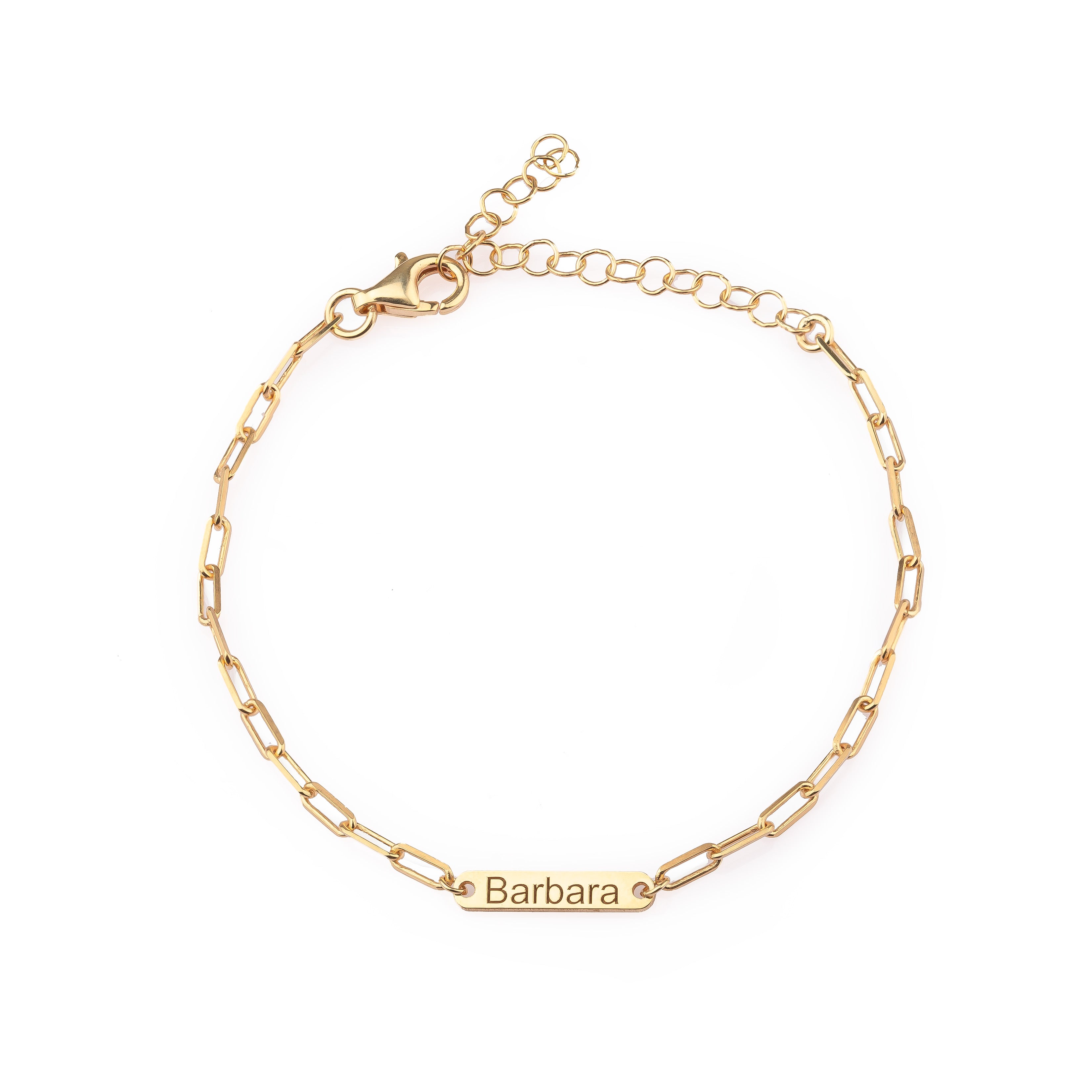 Engraved Name Bar Bracelet