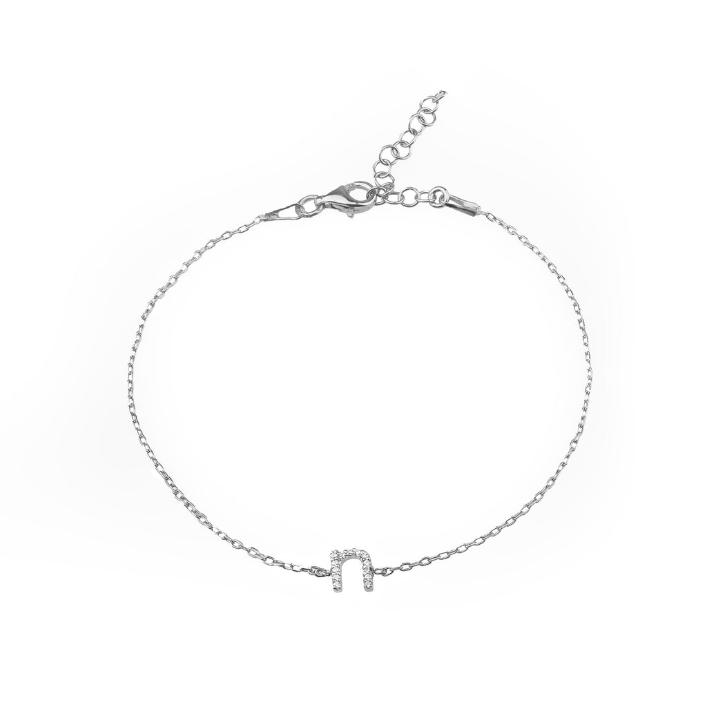 Petite Pavé Initial Bracelet