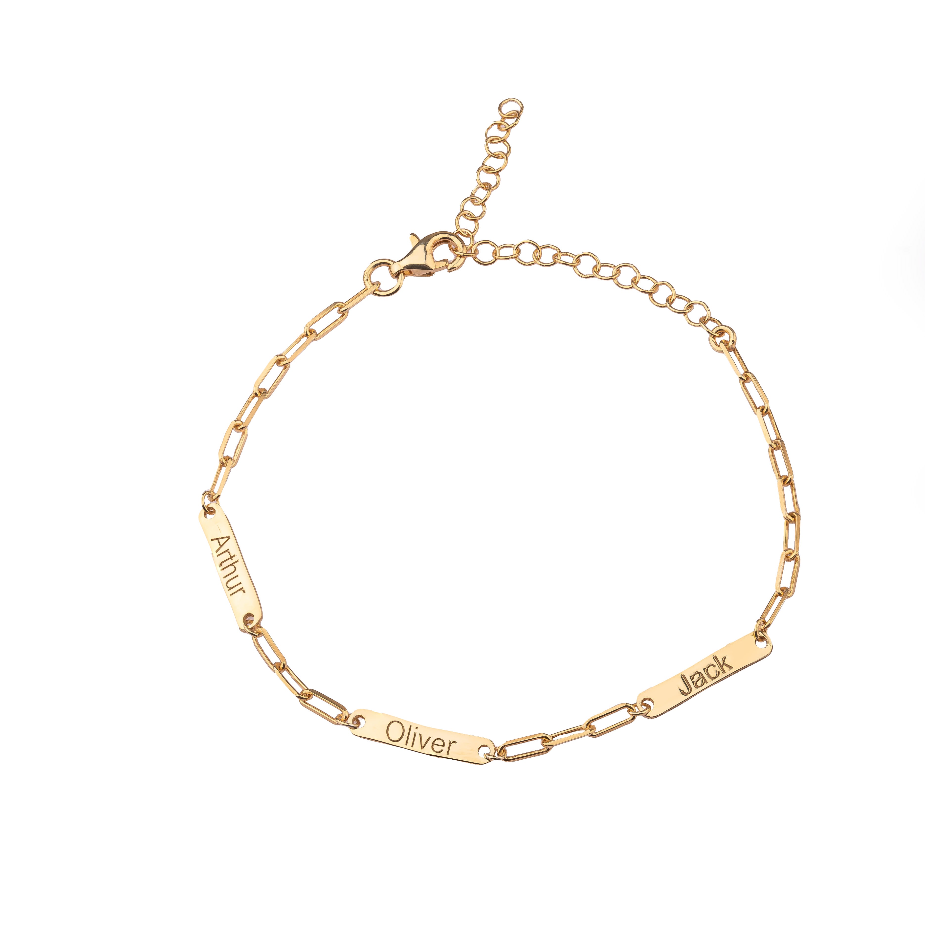 Engraved Name Bar Bracelet