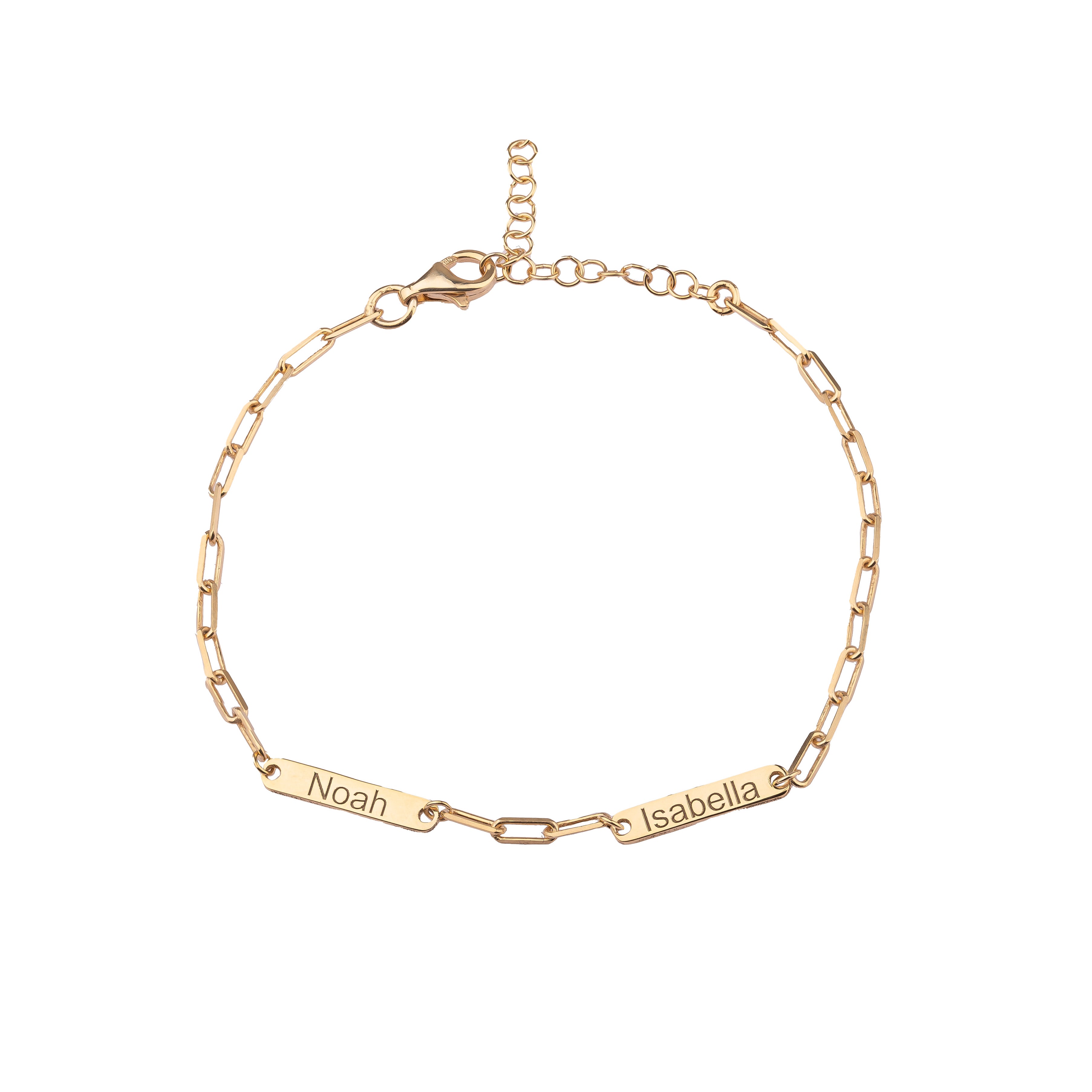 Engraved Name Bar Bracelet