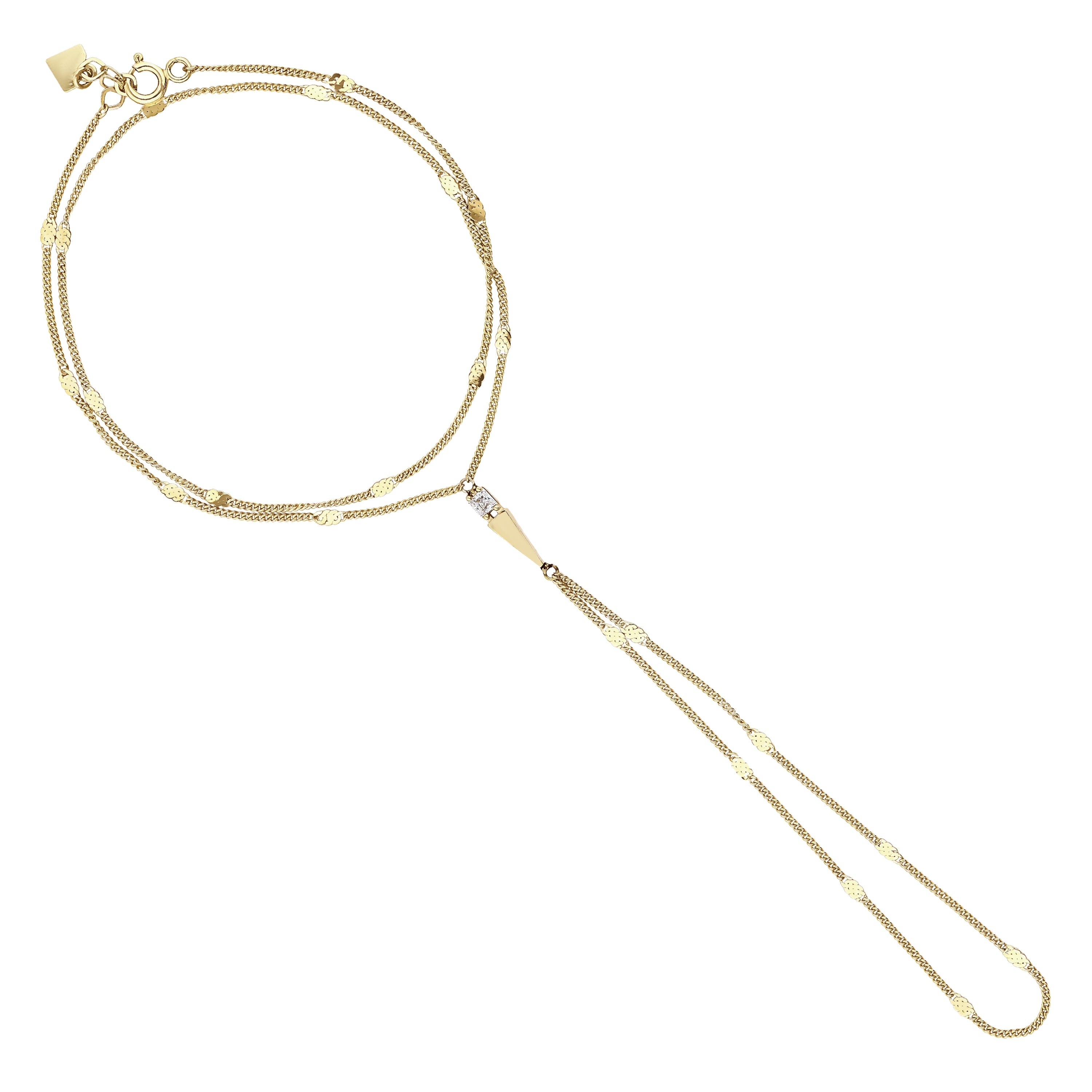 Claire Kite Layered Hand Chain