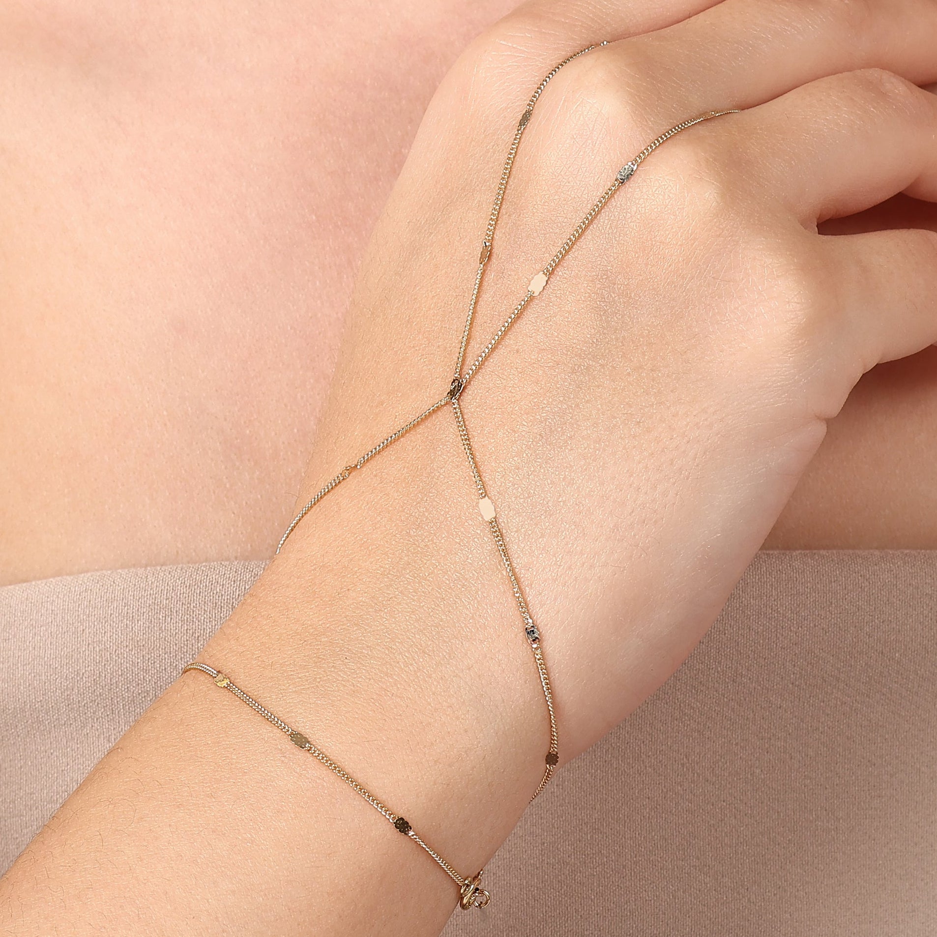 Seline Layered Hand Chain