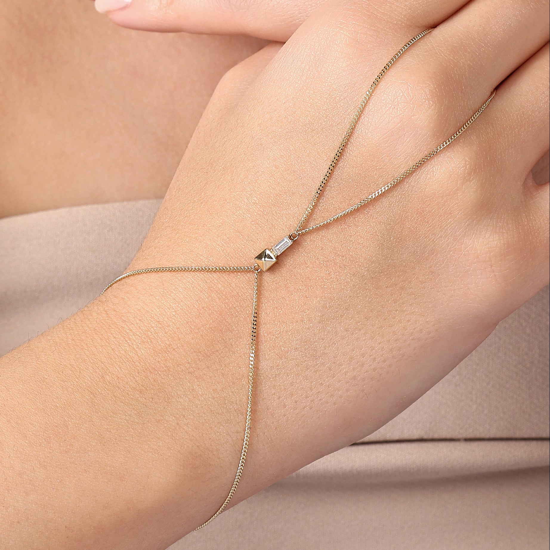 Kaia Prism Hand Chain