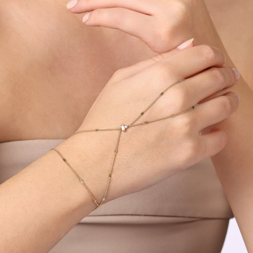 Lueur Seline Layered Hand Chain