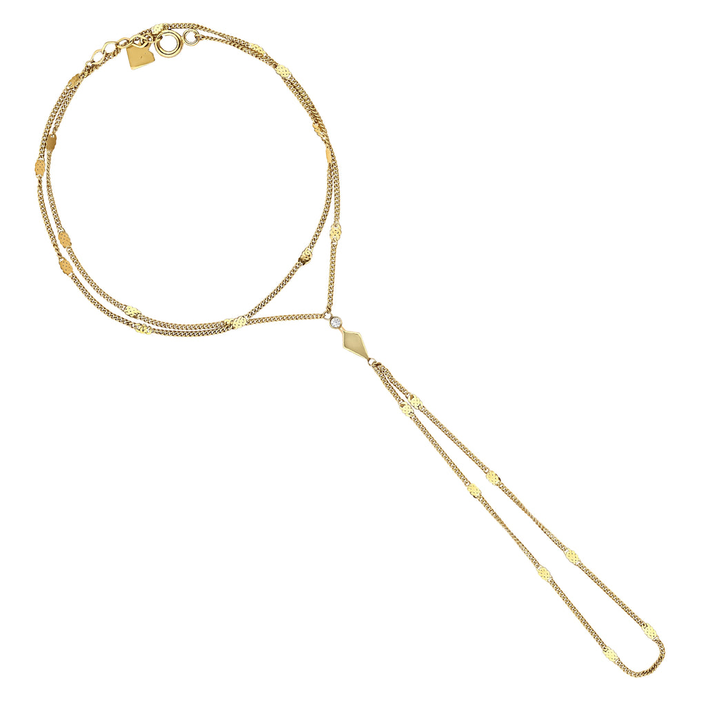 Kite Layered Hand Chain