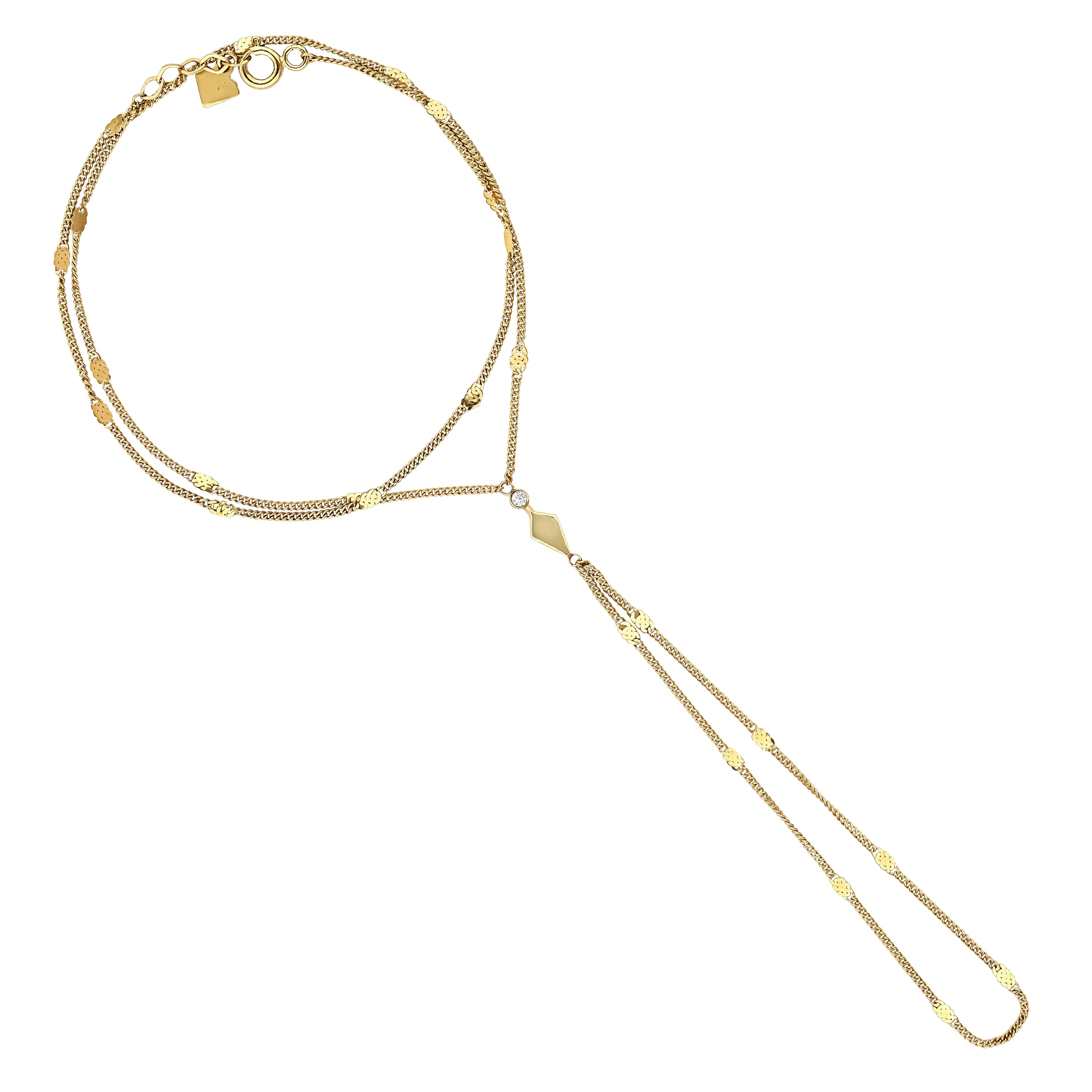 Kite Layered Hand Chain