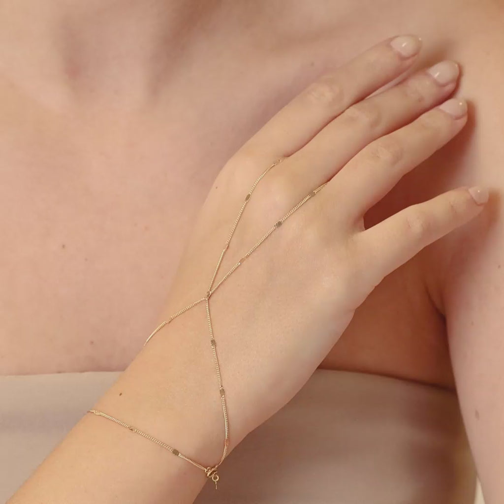Seline Layered Hand Chain