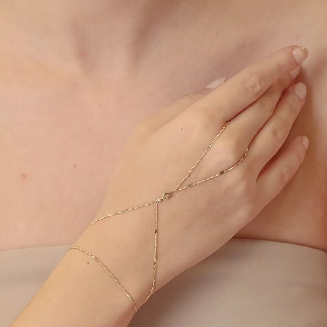 Kite Layered Hand Chain