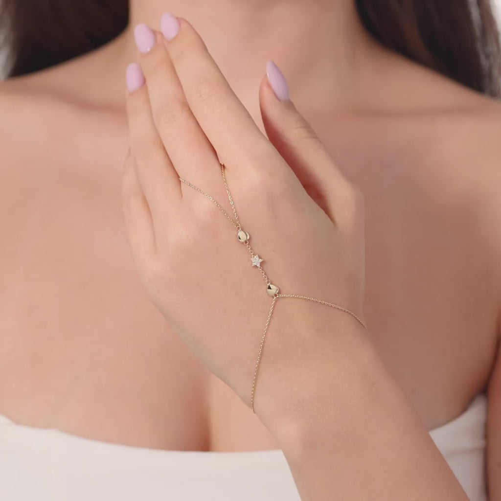 Elara Star Hand Chain