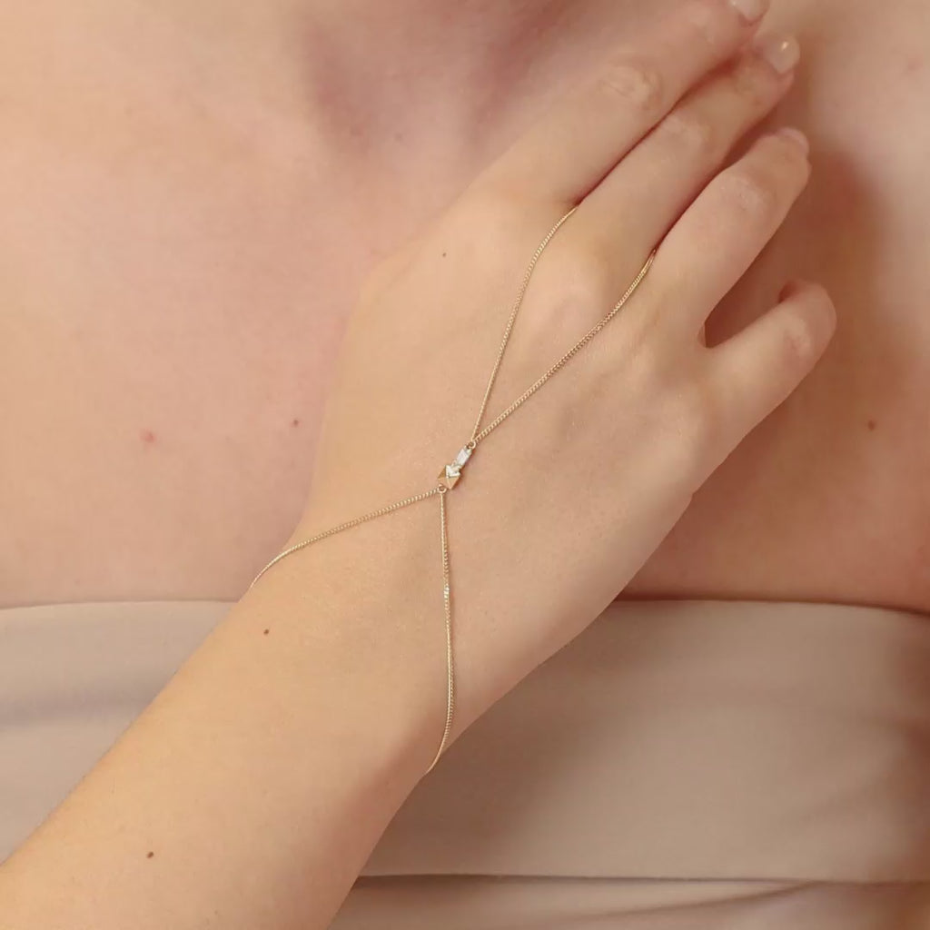 Kaia Prism Hand Chain